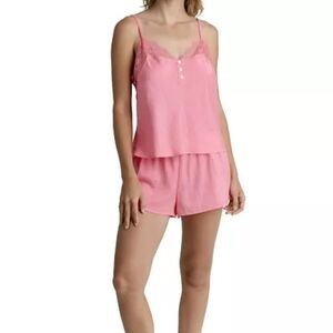 Women's Elise Satin Cami Tap 2 Piece Lingerie Set Small Midnight Bakery